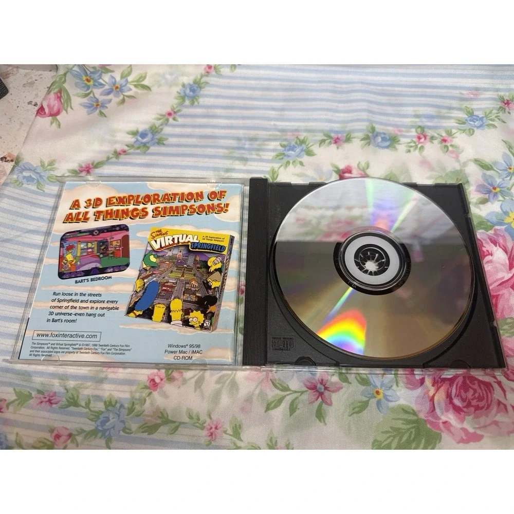 The‎ Simpsons Cartoon Studio PC Mac CD-ROM 1996 Fox Interactive Complete
